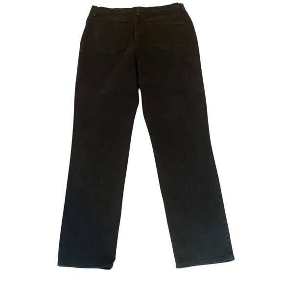 Gloria Vanderbilt Amanda Jeans Missy 14 Long Black #189L - Picture 3 of 8